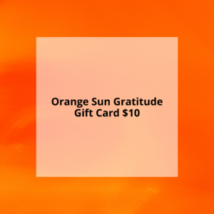 Orange Sun Gratitude Gift Card