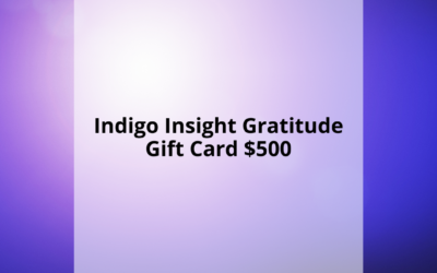 Indigo Insight Gratitude Gift Card